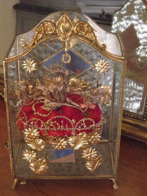 antique french marriage armoire